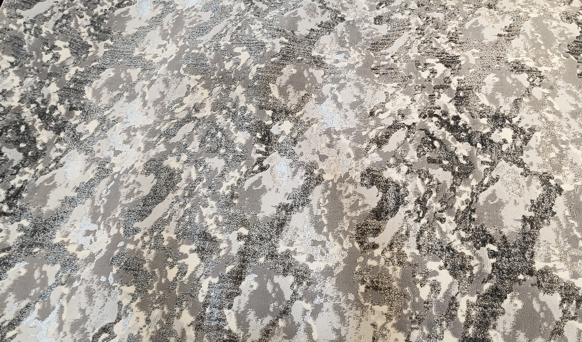 Alfombra Abstracta Mármol Gris – 200x280 cms. Turquía