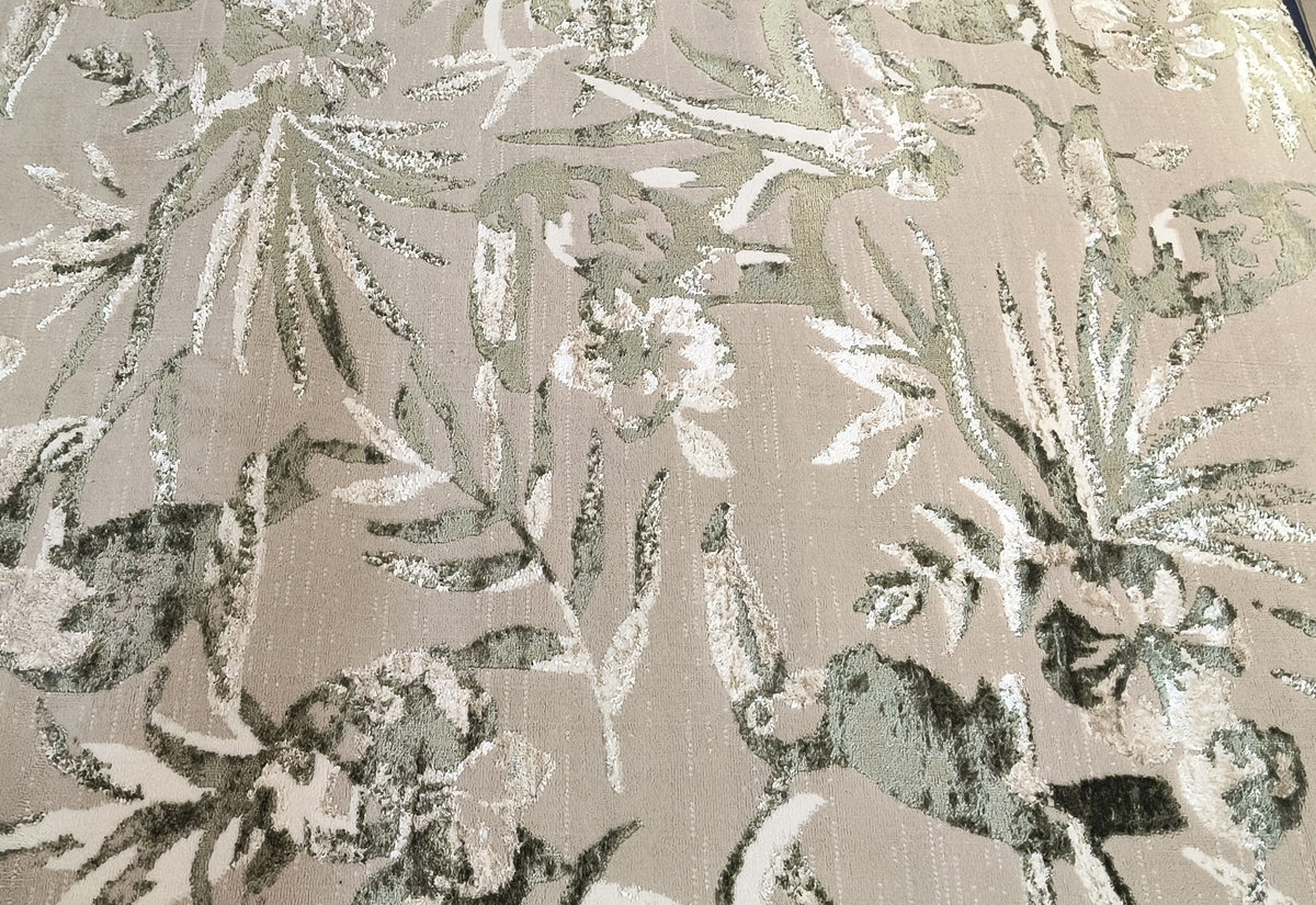 Alfombra Tropical Beige Verde 150x200 cm