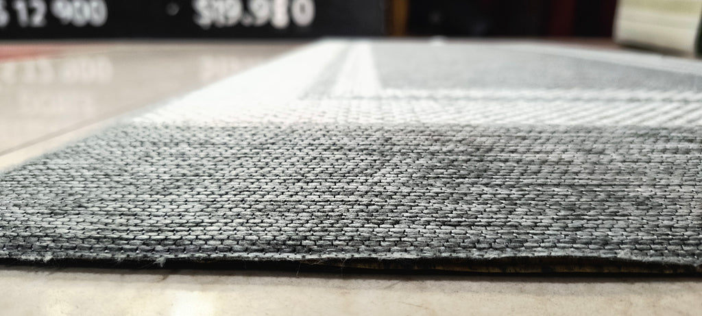 Piso Antifatiga 50x120 cm – Tejido Gris con Doble Borde