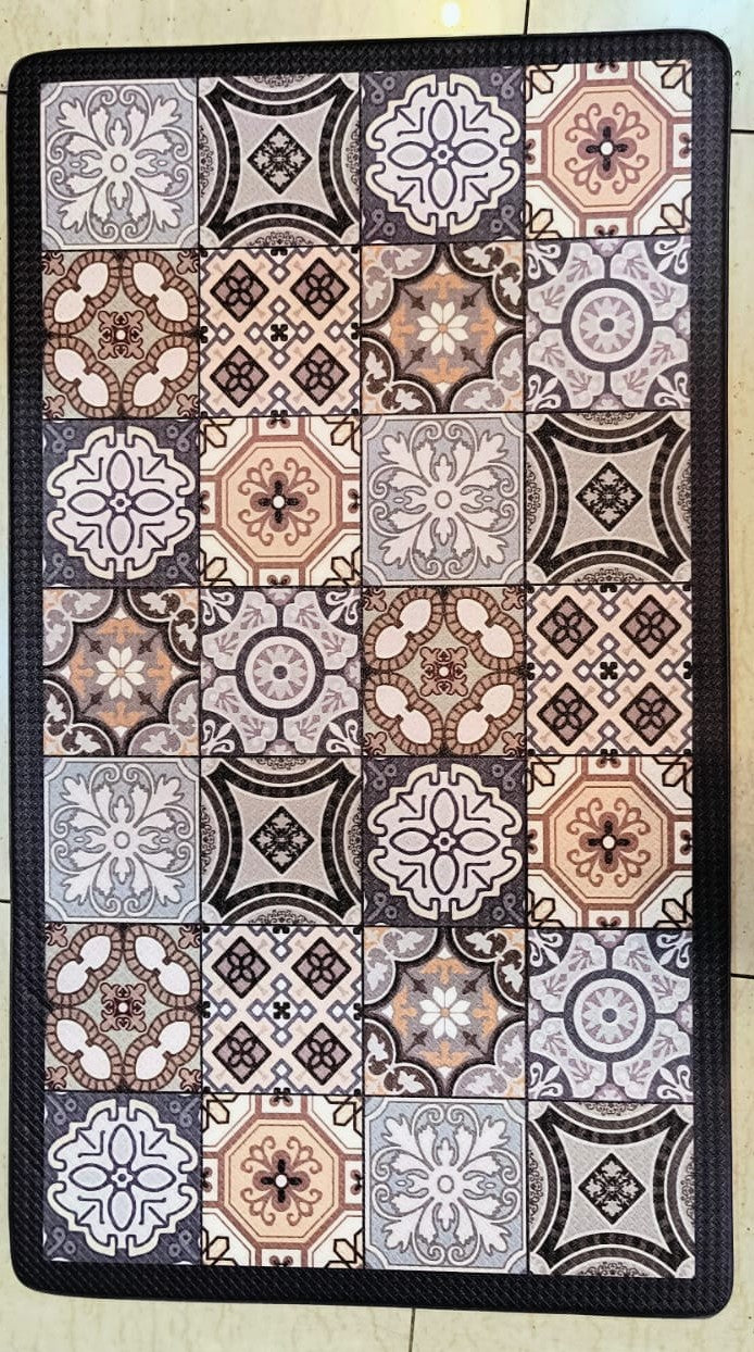 Tapete Antifatiga Diseño Mosaico Mediterráneo – Memory Foam