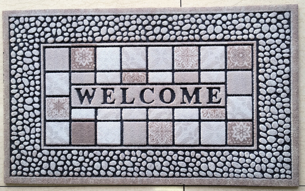 Limpiapies Caucho Mosaico Welcome | Antideslizante