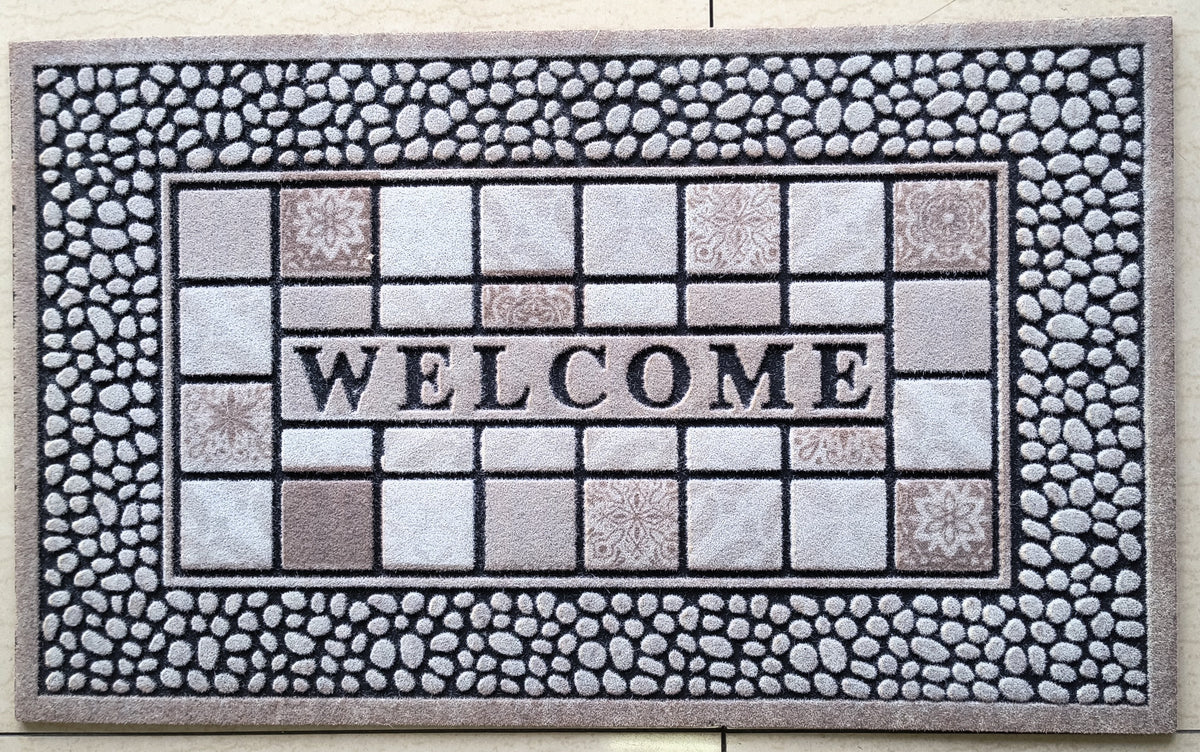 Limpiapies Caucho Mosaico Welcome | Antideslizante