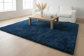 Alfombra Shaggy Azul Marino 160x230 cm