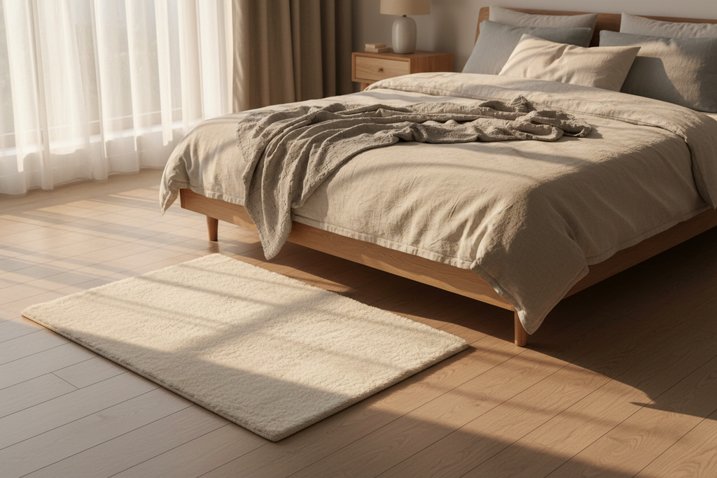 Bajada de Cama Símil Piel Suave 90x50 cm