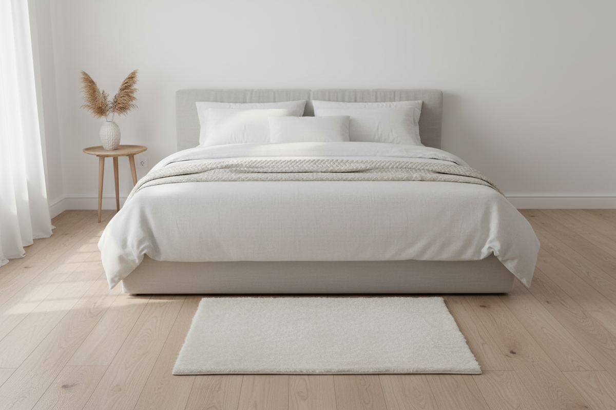 Bajada de Cama Símil Piel Suave 90x50 cm