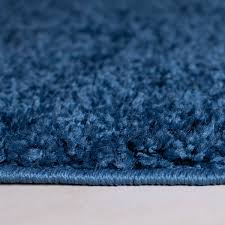 Alfombra Shaggy Azul Marino 160x230 cm