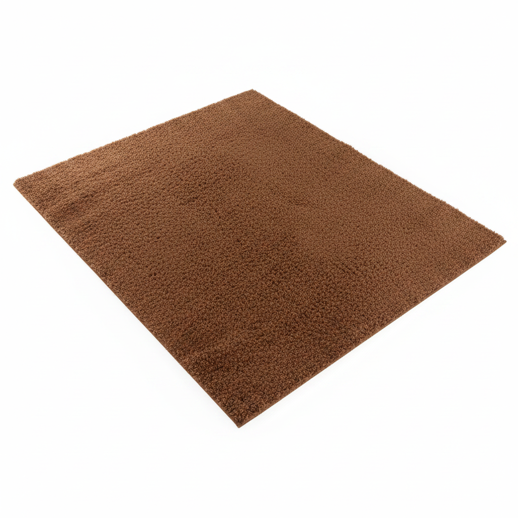 Alfombra Shaggy Doral fondo blanco