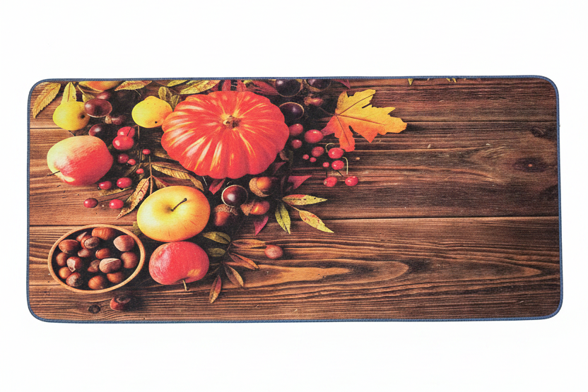 Alfombra cocina otoño - foto limpia fondo blanco