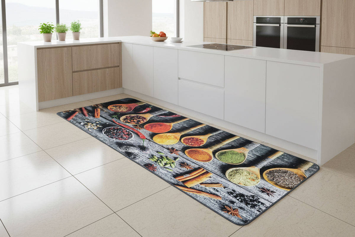 Alfombra cocina cucharas especias - ambiente cocina