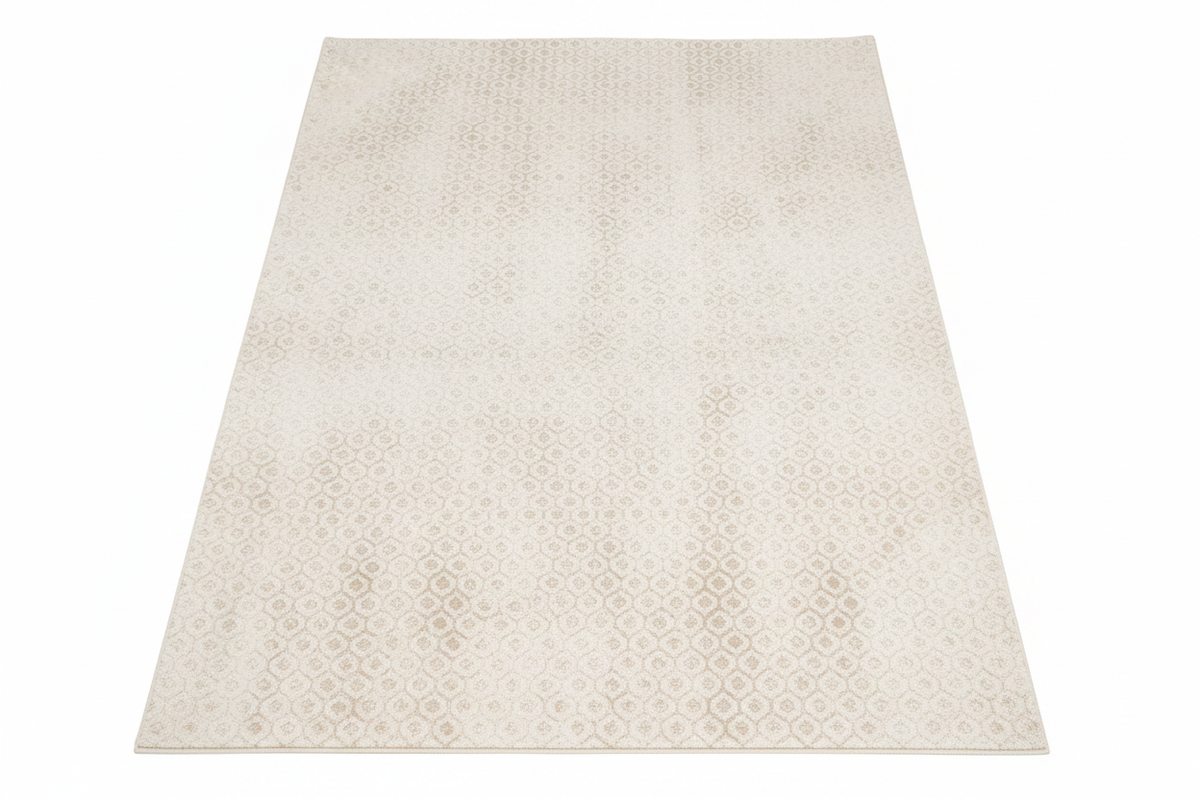 Alfombra ivory vintage fondo blanco producto limpio