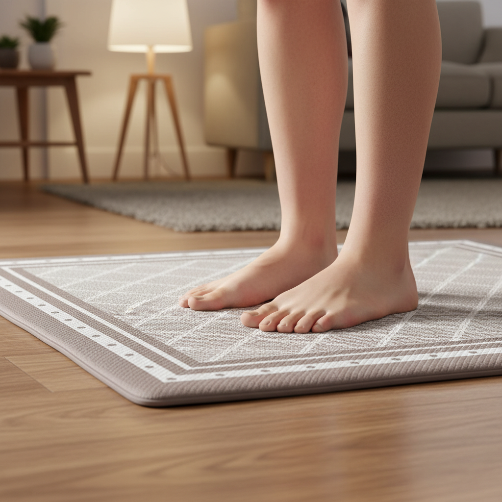 Tapete Antifatiga Elegance Champagne – Memory Foam Premium