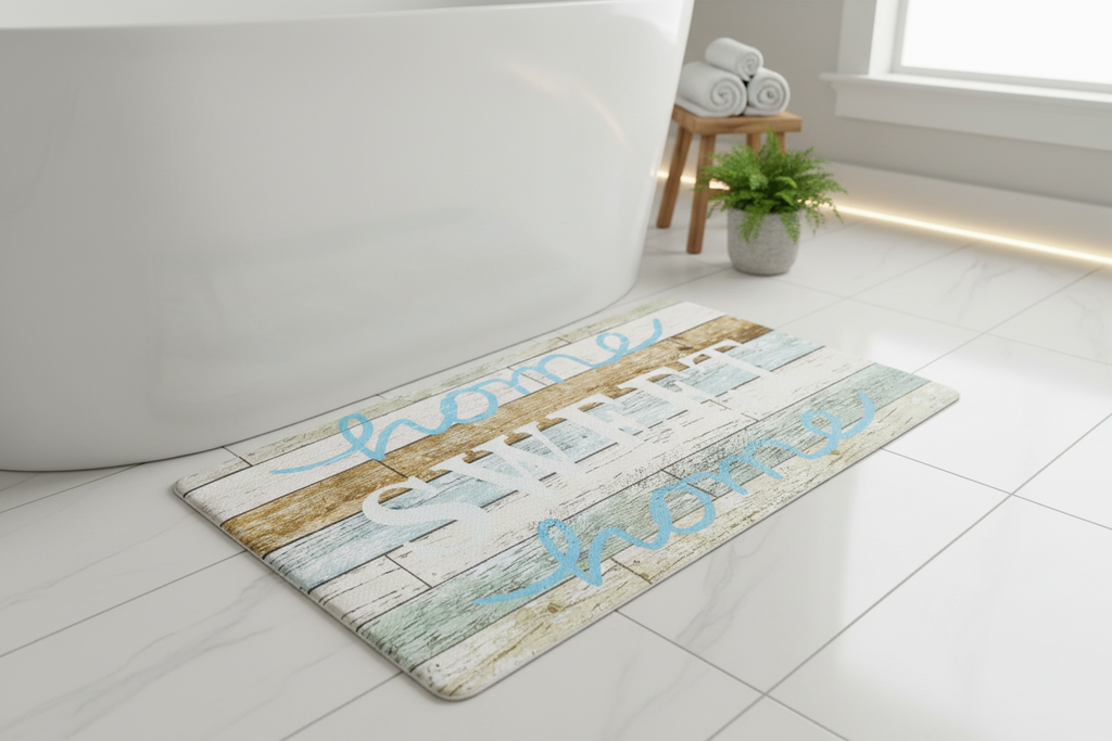 PISO Antifatiga “Home Sweet Home” – Diseño Rústico Memory Foam