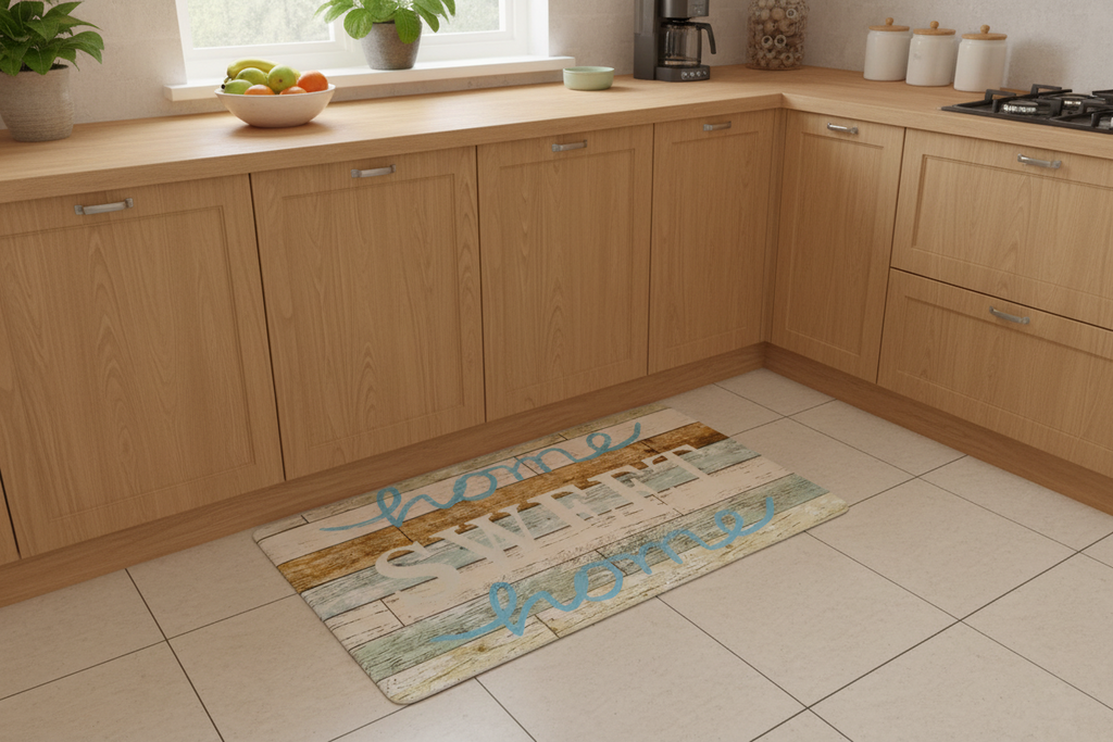 PISO Antifatiga “Home Sweet Home” – Diseño Rústico Memory Foam