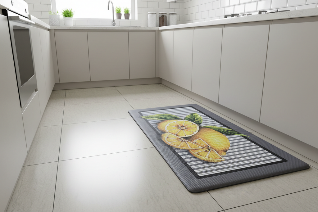 Tapete Antifatiga Limones Frescos – Memory Foam Cocina