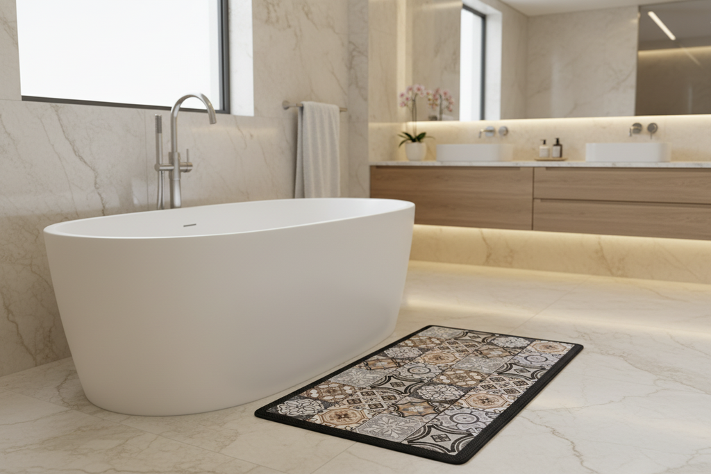 Tapete Antifatiga Diseño Mosaico Mediterráneo – Memory Foam